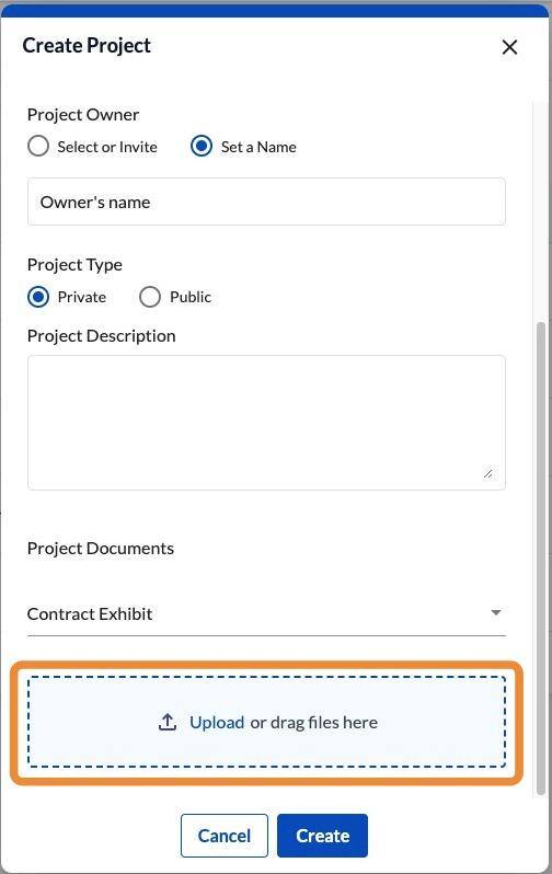 How do I create a project?
