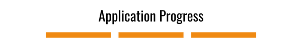 Application Progress - Step 3 of 3